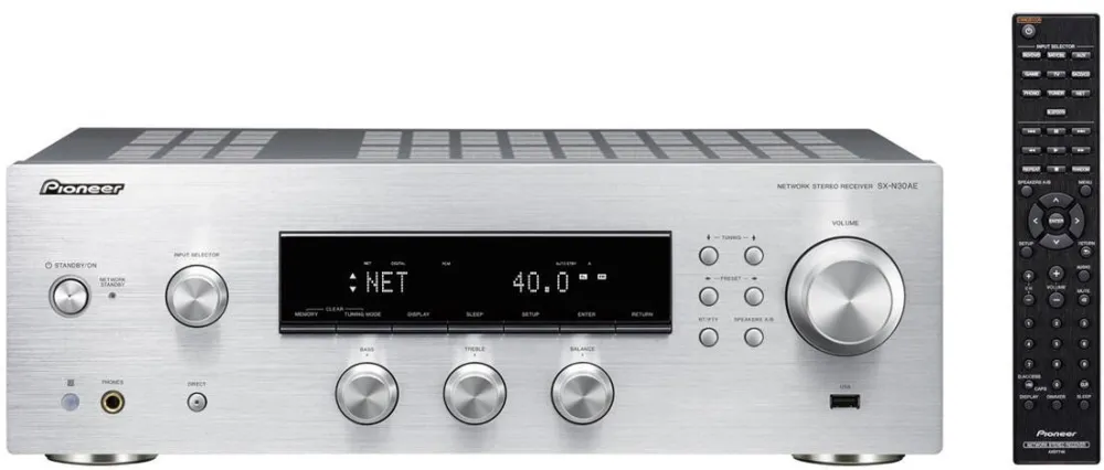 Pioneer SX-N30AE 2.0 channels stereo Silver