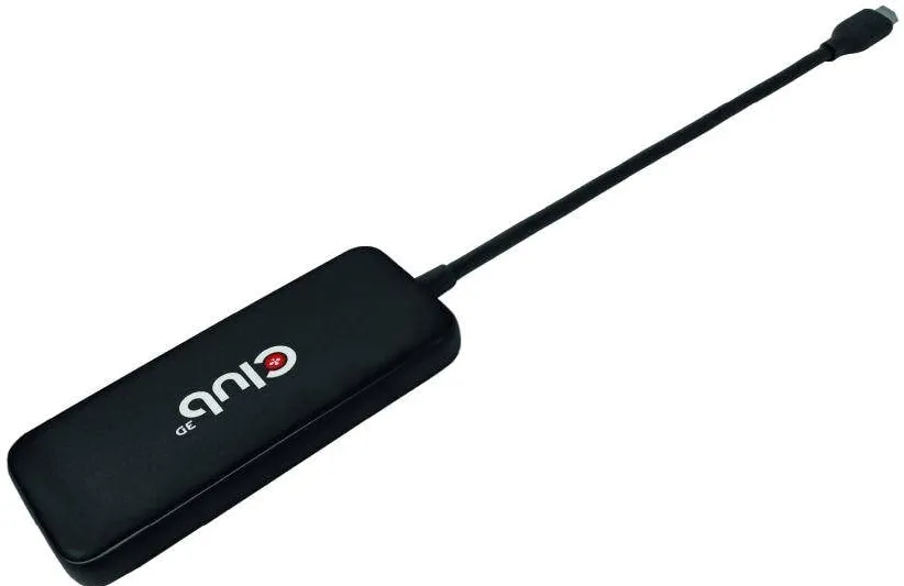 Hub USB CLUB 3D Hub USB Type-C 4-porturi CLUB3D, 10G, incarcare PD3.0, negru