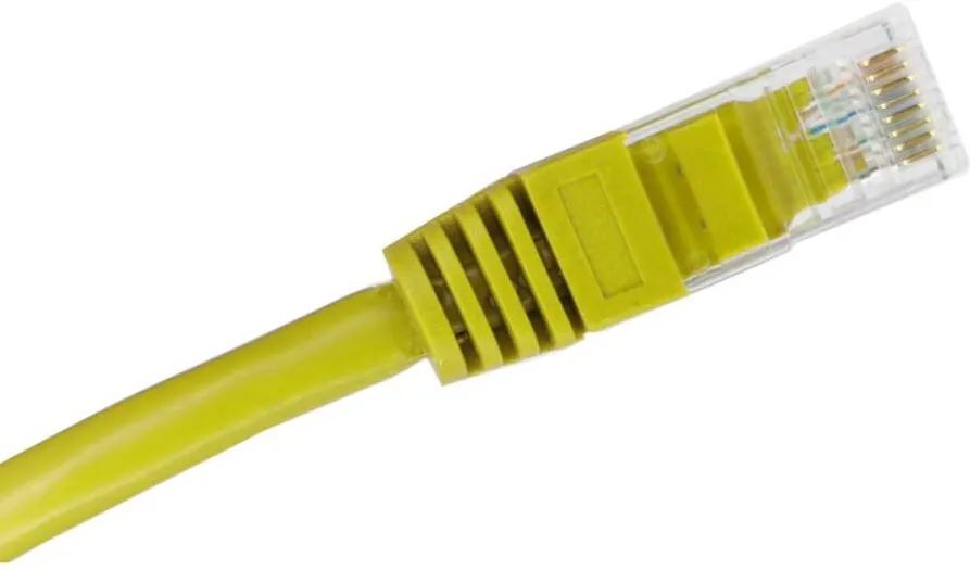 A-LAN KKU5CZA1 networking cable Yellow 0.25 m Cat5e U/UTP (UTP)