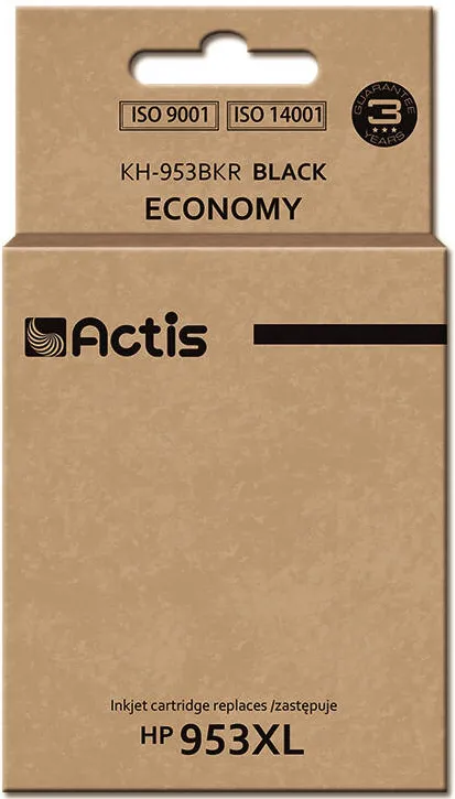 Cartus Imprimanta ACTIS Compatibil KH-953BKR for HP printer; HP 953XL L0S70AE replacement; Standard; 50 ml; black - New Chip