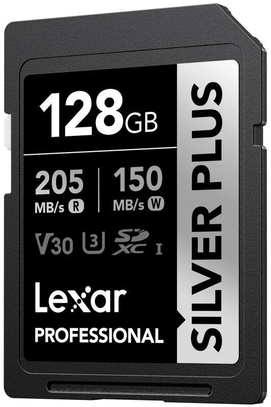 Card de Memorie Lexar SDXC Professional SILVER Plus 1066x UHS-I/U3/A2/4K R205/W150 (V30) 128GB