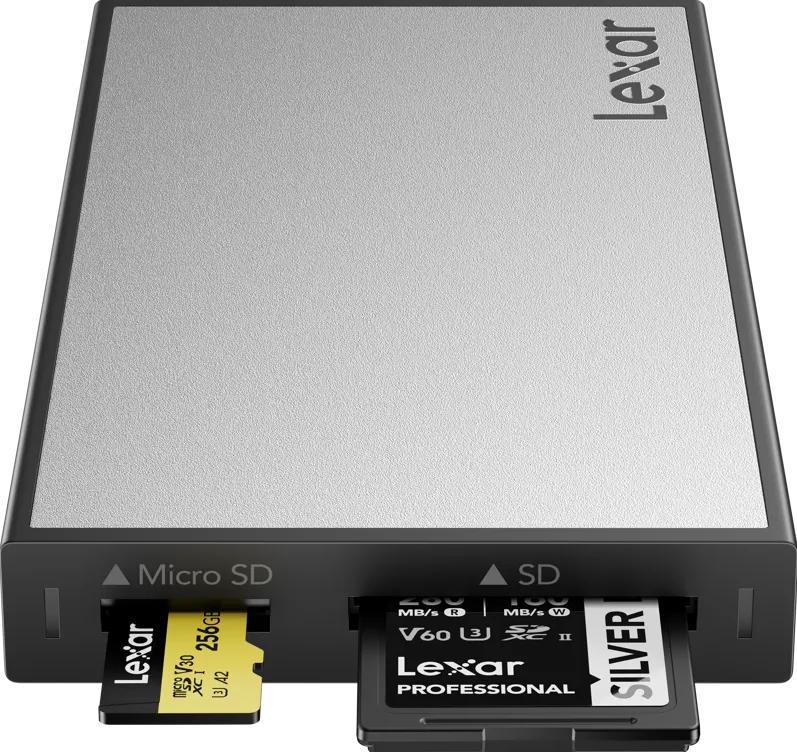 Card Reader Lexar Professional Workflow USB 3.2 Gen2 Reader, UHS-I/UHS-II, support SD/MicroSD