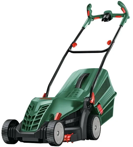 BOSCH Electric Lawnmower UniversalRotak 37-570 (green, 1,400 watts, width 37 cm)