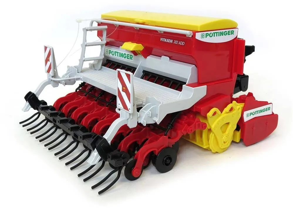 Masina BRUDER Semanatoare montata pe grapa Pottinger Vitasem 302ADD