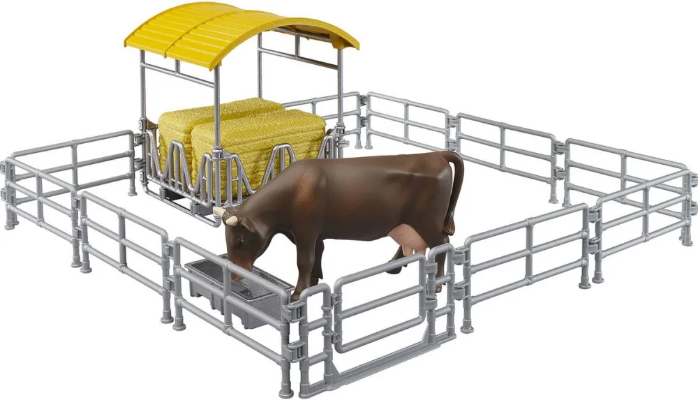 Masina BRUDER hay rack with fences and trough