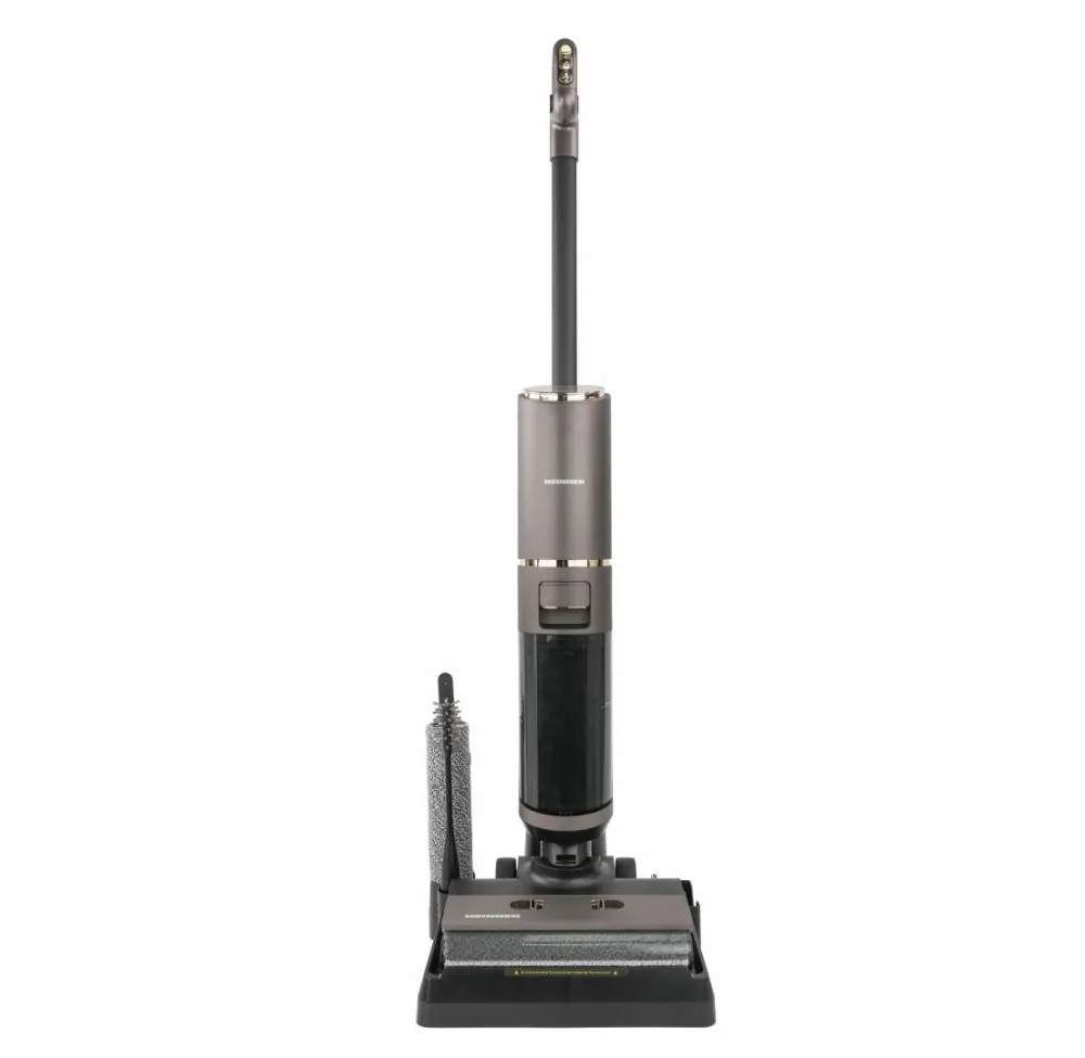 Aspirator HEINNER Aspirator vertical HSFW-PB160DRYBK, functie spalare, MOTOR BLDC, DISPLAY LED, SMART VOICE, 160W, Gri Antracit
