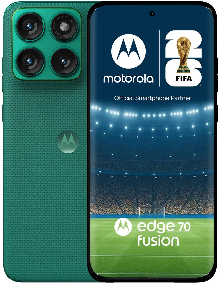 Smartphone MOTOROLA edge 70 fusion, 7000 mAh, 256GB, 8GB RAM, 5G, PANTONE Sporting Green