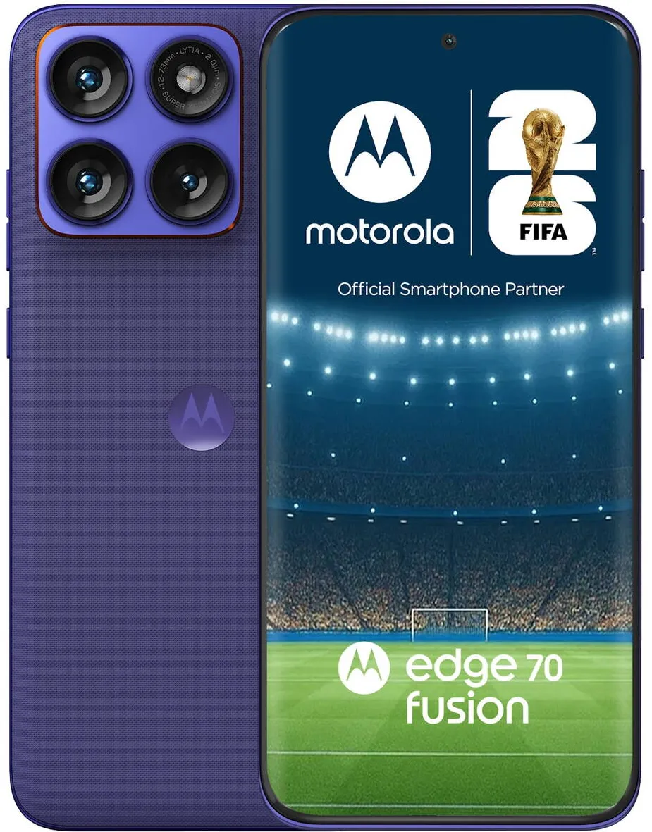 Smartphone MOTOROLA edge 70 fusion, 7000 mAh, 256GB, 8GB RAM, 5G, PANTONE Orient Blue