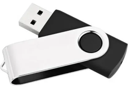 Memorie USB MediaRange MR908NTRL, 8GB, 4 MB/s, Negru/Argintiu
