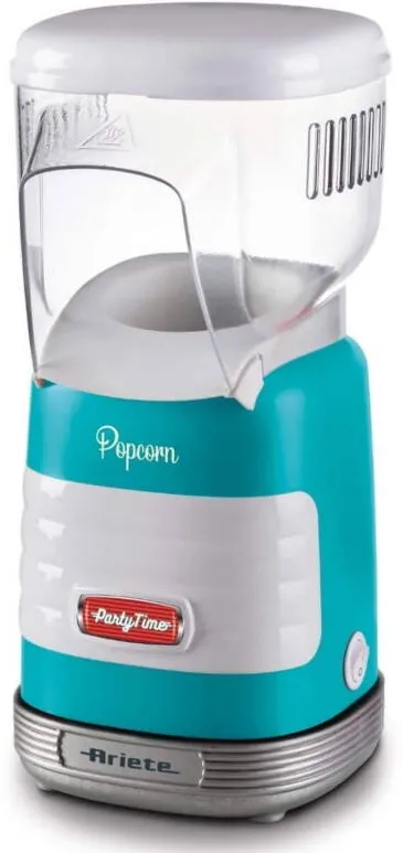 Ariete Aparat preparare popcorn cu aer cald Ariete PARTY TIME 2956/01, 1100W, Dozator, Turcoaz
