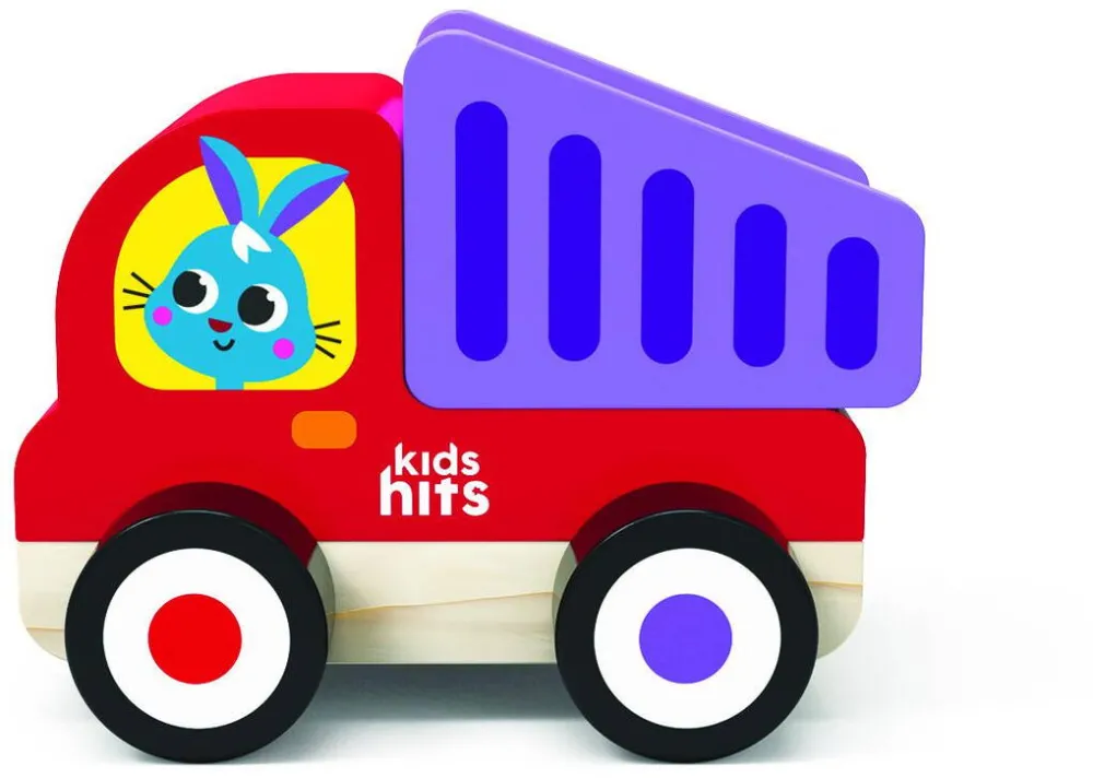 Jucarie Educationala KIDS HITS CAMION GUNOI, JUCARIE LEMN