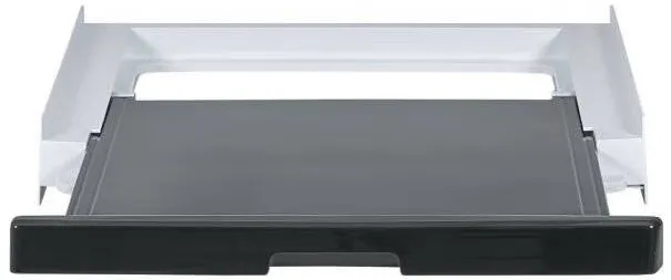 Haier Kit suprapunere uscator si masina de spalat Haier HASTKU10B, Raft Retractabil, Negru