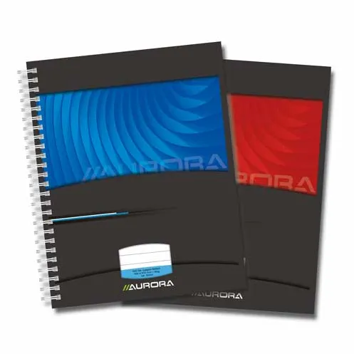 Aurora Caiet cu spirala, A5, 50 file - 90g/mp, coperti carton, Aurora Mano - dictando