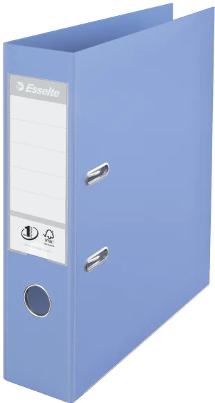 Esselte Biblioraft A4, plastifiat PP/PP, margine metalica, 75 mm, Esselte No. 1 Power - bleu