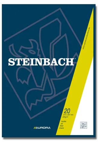 Aurora Bloc desen A4, 20 file - 200g/mp, Aurora Steinbach