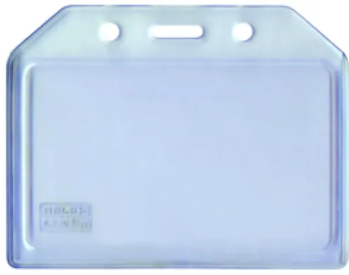 Kejea Buzunar PVC flexibil, pentru ID carduri, 85 x 54mm, orizontal, 5 buc/set, KEJEA - transparent
