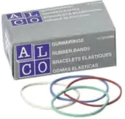 Alco Elastice pentru bani, 50g/cutie, D 85 x 1,5mm, ALCO