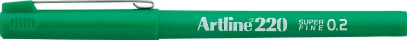 Artline Liner Artline 220, varf fetru 0.2mm - verde