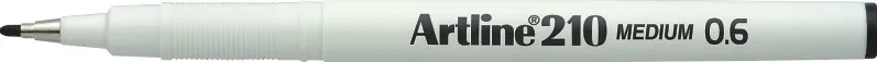 Artline Liner Artline 210, varf fetru 0.6mm - negru