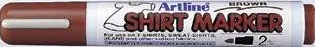 Artline T-Shirt marker Artline, corp plastic, varf rotund 2.0mm - maro