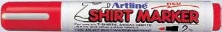 Artline T-Shirt marker Artline, corp plastic, varf rotund 2.0mm - rosu