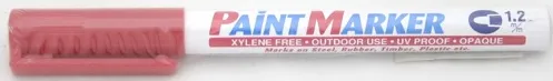 Artline Marker cu vopsea Artline 440XF, corp metalic, varf rotund 1.2mm - rosu