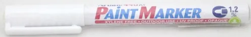 Artline Marker cu vopsea Artline 440XF, corp metalic, varf rotund 1.2mm - galben