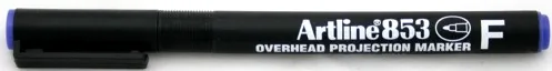 Artline Marker OHP permanent Artline 853, varf fin - 0.5mm - albastru