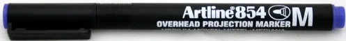 Artline Marker OHP permanent Artline 854, varf mediu - 1.0mm - albastru