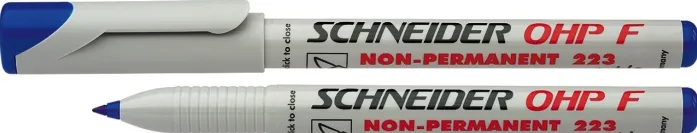 Schneider Universal non-permanent marker Schneider Maxx 221 S, varf 0.4mm, 4 culori/set - (N, R, A, V)