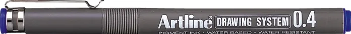 Artline Marker pentru desen tehnic ARTLINE, varf fetru 0.4mm - albastru