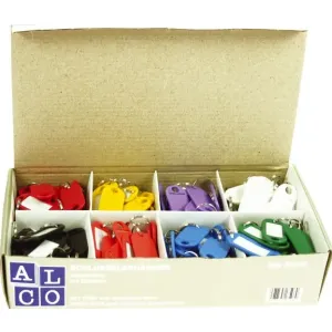Alco Etichete pentru chei, 200/cutie,  ALCO - culori asortate