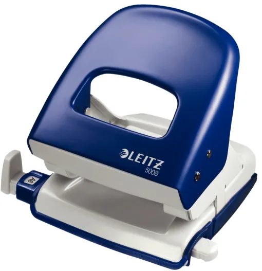 Leitz Perforator metalic, 30 coli, LEITZ 5008 - albastru
