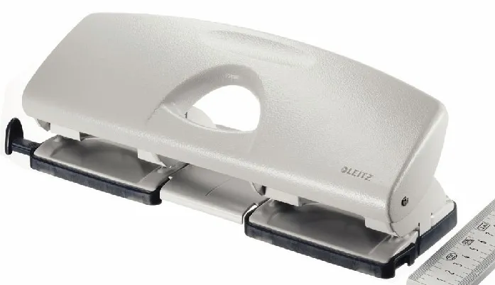 Leitz Perforator metalic, 4 gauri, 16 coli, LEITZ 5022