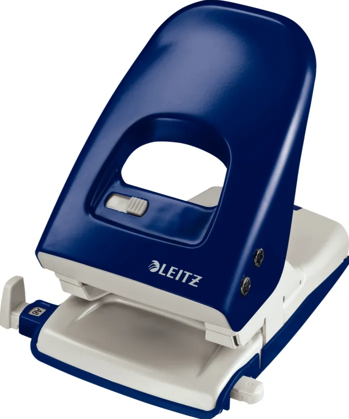 Leitz Perforator metalic, 40 coli, LEITZ 5138 - albastru