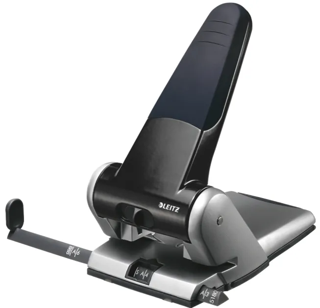 Leitz Perforator metalic, 65 coli, LEITZ 5180 - negru