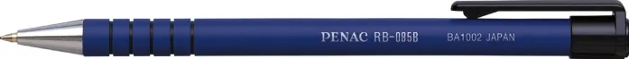 Penac Pix Penac RB-085B, rubber grip, 0.7mm, varf metalic, corp albastru - scriere albastra