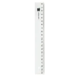 Alco Rigla din plastic transparent, 20cm, Alco