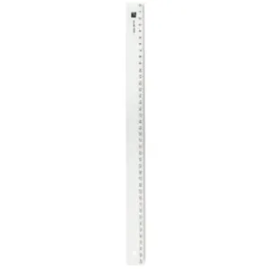 Alco Rigla din plastic transparent, 40cm, Alco