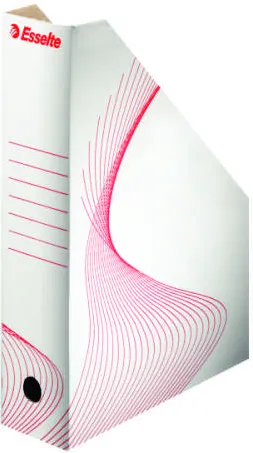 Esselte Suport vertical pentru cataloage, din carton alb, ESSELTE