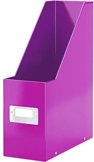 Leitz Suport vertical pentru cataloage, LEITZ Click Store, carton laminat - mov