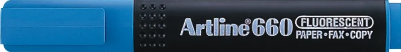 Artline Textmarker Artline 660, varf tesit 1.0-4.0mm - albastru deschis