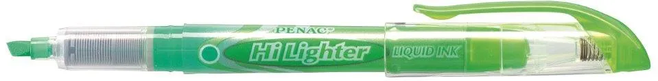 Penac Textmarker cu cerneala Penac Liqliner, varf 1-4 mm - verde