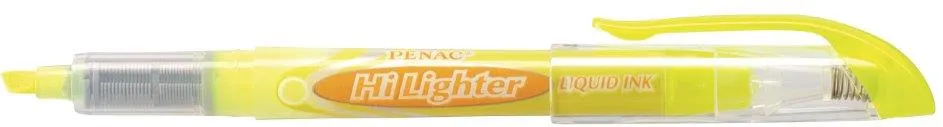 Penac Textmarker cu cerneala Penac Liqliner, varf 1-4 mm - galben