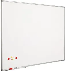 Smit Visual Supplies Tabla alba magnetica 120 x 300 cm, profil aluminiu SL, SMIT