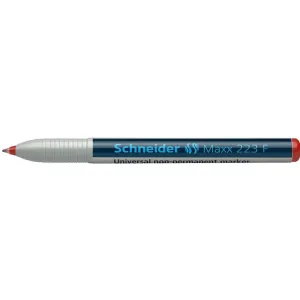 Schneider Universal non-permanent marker SCHNEIDER Maxx 223 F, varf 0.7mm - rosu
