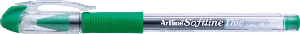 Artline Pix cu gel ARTLINE Softline 1700, rubber grip, varf 0.7mm - verde