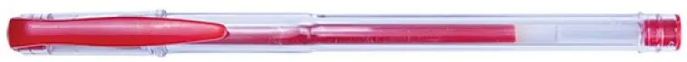 Pix cu gel Office Products transparent 0.7 mm rosu