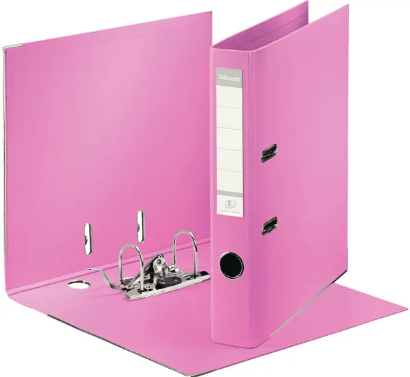 Esselte Biblioraft A4, plastifiat PP/PP, margine metalica, 50 mm, ESSELTE No. 1 Power - violet