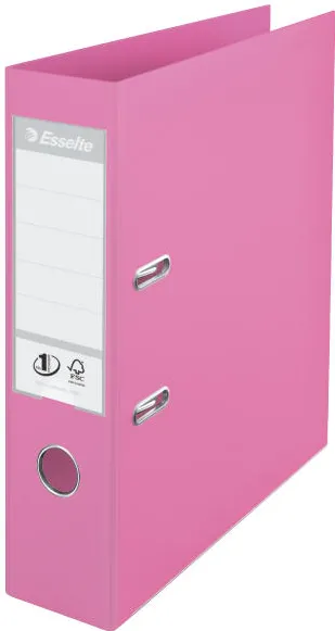 Esselte Biblioraft A4, plastifiat PP/PP, margine metalica, 75 mm, ESSELTE No. 1 Power - violet